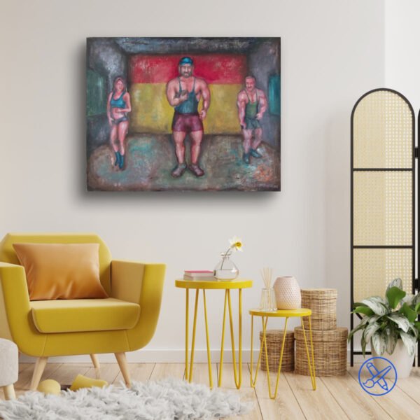 Mario Dante Rosales Selfie en el Gym