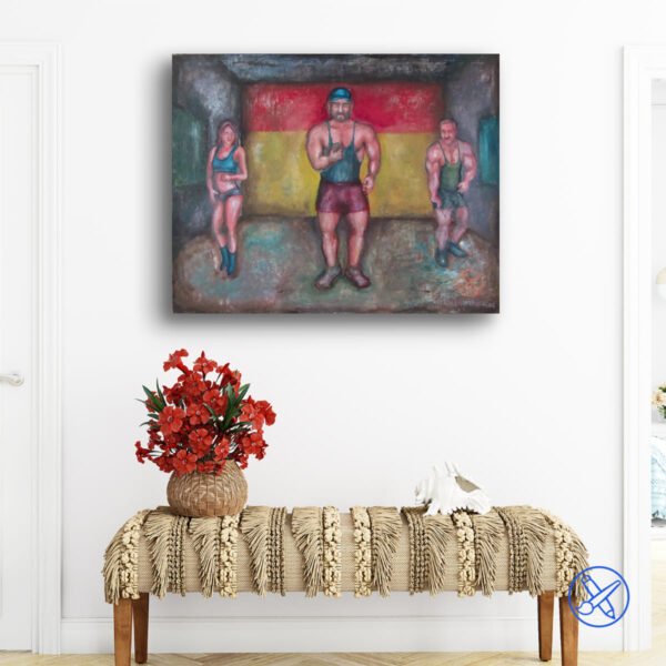 Mario Dante Rosales Selfie en el Gym