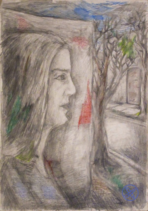 Woman walking down the Street