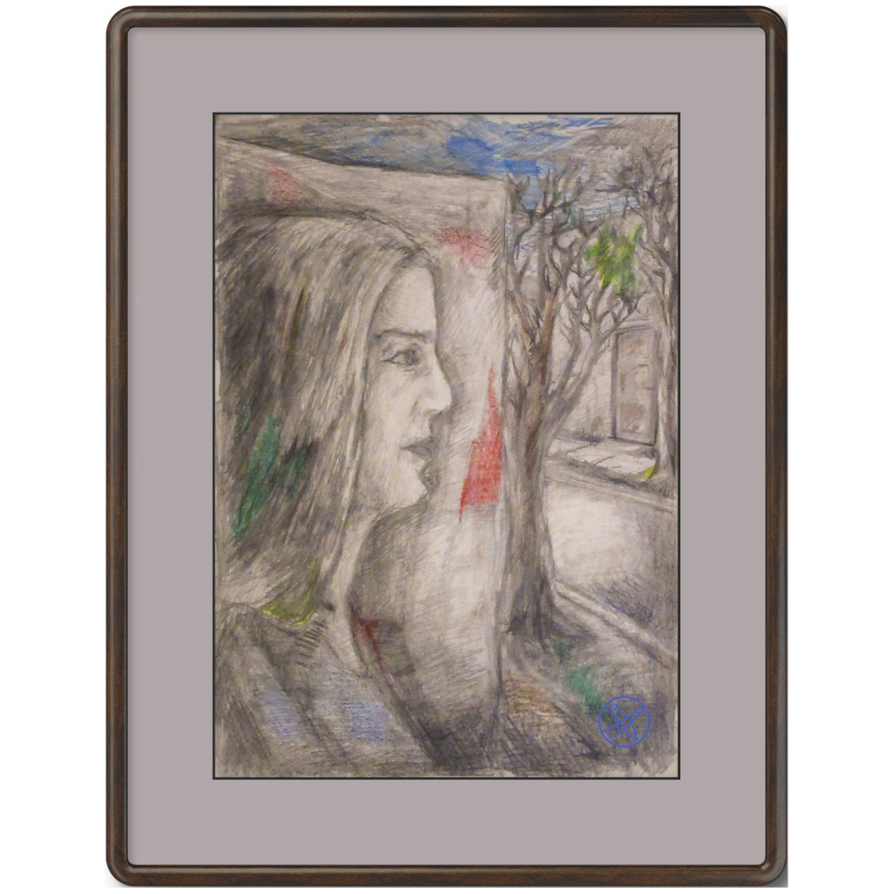 Woman walking down the Street